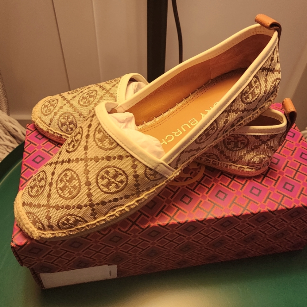 Tory Burch Women's T Monogram Espadrille Shoes